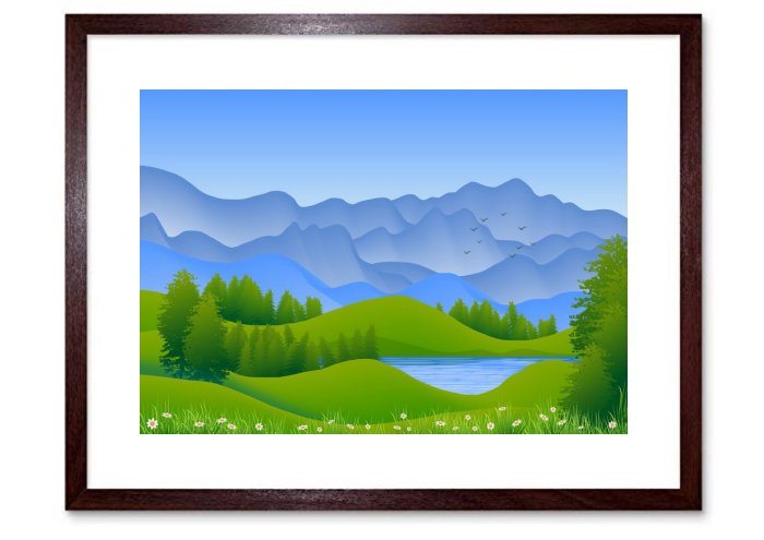 Landscape Illustration Background Nature Natural